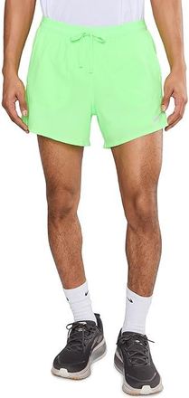 Nike Dri-FIT Stride 2-in-1 5 Shorts Mens Workout Lime Blast/Reflective Silver : 2XL 5, Polyester/Spandex