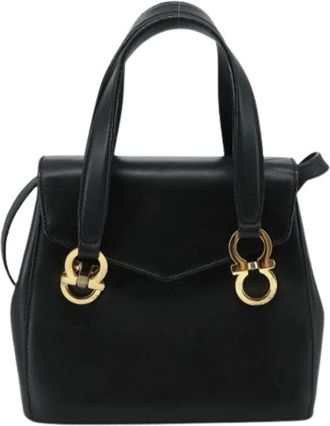 Ferragamo Pre-owned Handbags, female, Black, Size: ONE SIZE Pre-owned Handbag