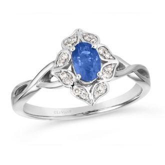 Le Vian Ladies Blueberry Sapphire Rings set in 14K Vanilla Gold