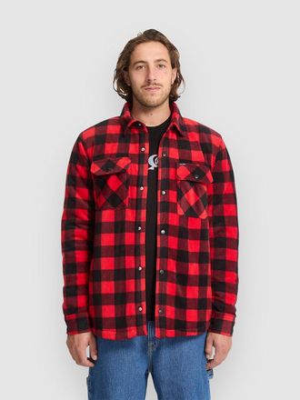 Volcom Bowered Fleece Hemd rot