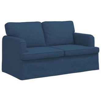 vidaXL Sof&aacute; Azul 144 X 80 X 85 Cm Tela Vidaxl