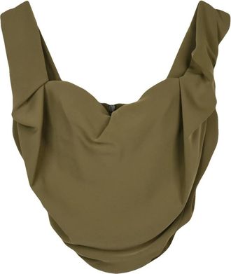 Vivienne Westwood Tops, Dames, Groen, XS, Polyester, Sunday Corset Top