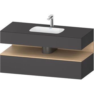 Duravit Qatego Lavabo Encastrado Con Base De Lavabo Consola, - Duravit