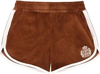 Sporty & Rich Shorts sportivi NY Crest - Marrone