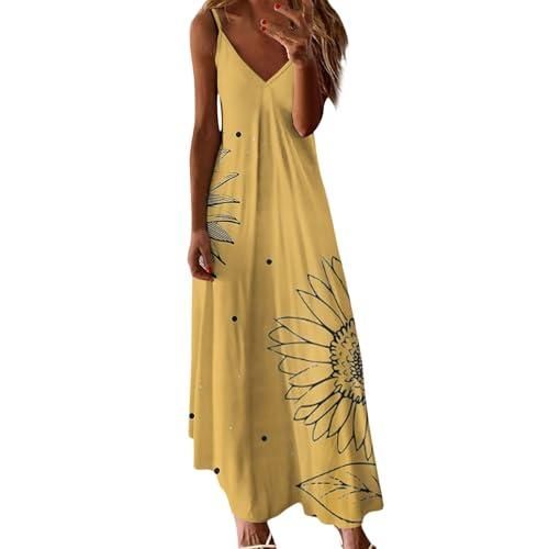 Robe D'Été Sans Manches Woisttop - Plissée, Évasée, Avec Poches - Tailles XS à 4XL