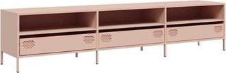 Berkfield Home TV Cabinet Pink 202x39x43.5 cm Cold-rolled Steel