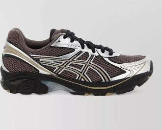 Asics synthetic leather low-top sneakers
