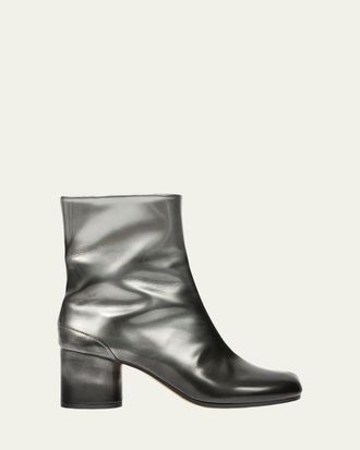 Maison Margiela Tabi Bicolor Leather Ankle Boots