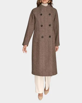 Vilebrequin Cocoon Double-Breasted Wool-Blend Coat