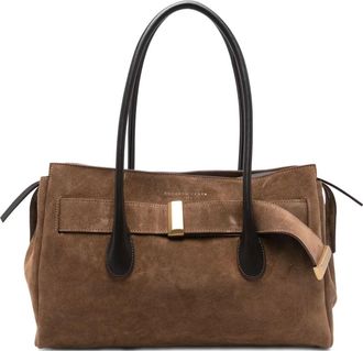 Roberto Festa Milano Borsa tote in pelle scamosciata - Marrone