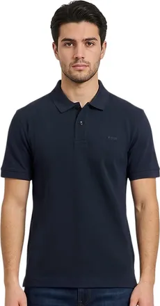 HUGO BOSS Navy Blue Logo Polos