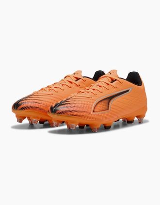 Puma Mens 6 Play Mxsg Soft Ground Football Boots - Orange - Size: 8.5