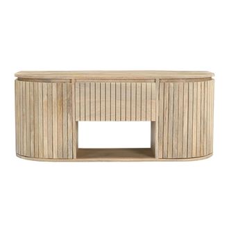 Miliboo Mueble De Ba&ntilde;o Suspendido De Madera Maciza De Mango L110 Cm Baldo