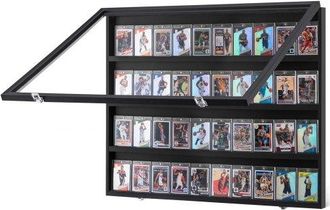 OEM Vitrine F&uuml;r Sportkarten In 36 Verschiedenen Ausf&uuml;hrungen, 77,5x61,7x5,5cm Pr&auml;sentationsrahmen Mit 98 % Uv-schutz Pc-glas Abschlie&szlig;barer Wandschrank F&uuml;