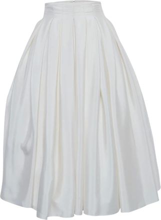 Rami al Ali Gonna plissettata - Bianco
