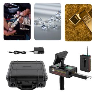 OEM Detector De Metales, Alcance De Detecci&oacute;n De 1200 M, Detecci&oacute;n De Profundidad De 30 M, Bater&iacute;a De Litio De 2000 Mah, Pantalla Led, Material Abs