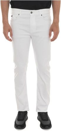 HUGO BOSS H-Delaware RMW 5 pocket denim Jeans - Heren - Slim Fit Jeans - Wit - W32 - Denim - Jeans