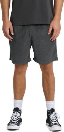 Quiksilver Taxer Corduroy Shorts in Iron Gate at Nordstrom, Size X-Large