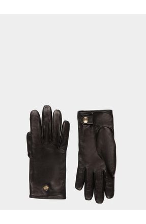 Bally Gloves With a Bally Crest Logo in Black at Nordstrom, Size 7