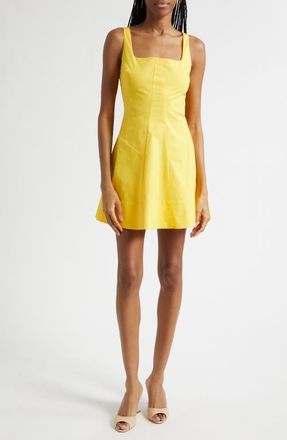 Staud Willow Sleeveless Minidress in Sunshine at Nordstrom, Size 12