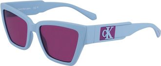Calvin Klein Jeans CKJ23624S 450 Womens Sunglasses Blue Size 54