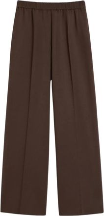 Max Mara elasticated-waistband trousers - Brown