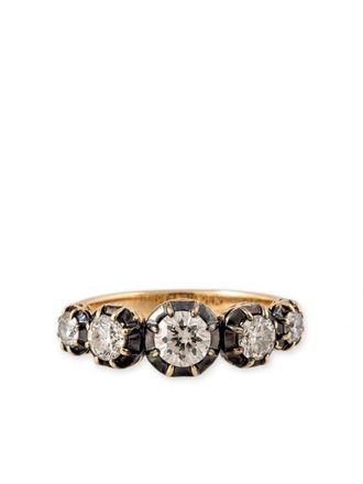 Jacquie Aiche 14kt yellow gold Sophia diamond ring