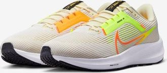Nike Mens Nike Air Zoom Pegasus 40 DV3853-101 Sneakers Coconut Milk Road Running Shoes