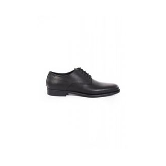 HUGO BOSS Schoenen, Heren, Zwart, 44 EU, Leer, Kyron Derby Shoe