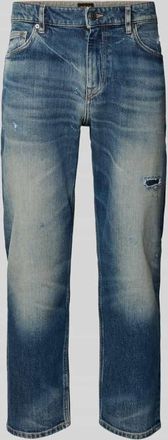 Boss Orange by Hugo Boss BOSS Orange Regular Fit Jeans aus Baumwoll-Mix in Jeansblau, Größe 30/32