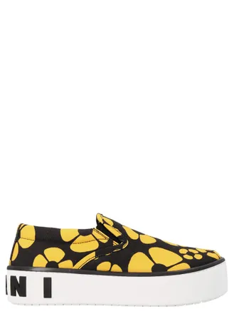 Marni Multicolor Round Toe Sneakers