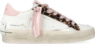 Crime London Sk 8 Deluxe Wedge - Dames - Sneakers - Wit - 41 EU - Leer - Schoenen