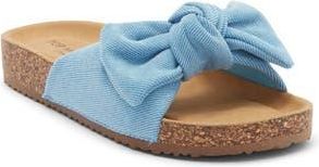Top Moda Cory Slide Sandal in Blue Denim at Nordstrom Rack, Size 7.5