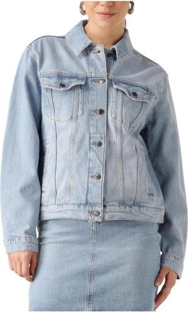 Object Object, Dames, Jassen, Blauw, Maat: M Denim