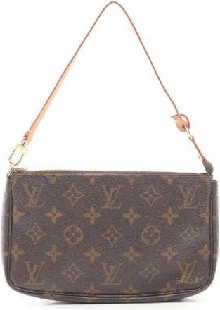 Louis Vuitton Pre-owned Mini Bags, female, Brown, Size: ONE SIZE Pre-owned Pochette Accessoires Monogram Handbag