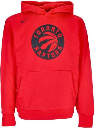 Nike Toronto Raptors Fleece Hoodie - Heren - Sportshirts - Rood - 2XL - Katoen - Fitness