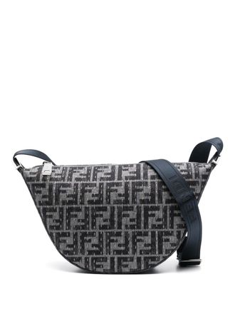 Fendi Kleine Melon messengertas - Grijs