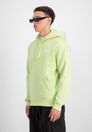 Alpha Industries Hoodie ALPHA INDUSTRIES Basic Hoodie SL, Herren, Gr. 3XL, gr&uuml;n (arctic lime), Obermaterial: 80% Baumwolle, 20% Polyester, regular fit, Sweatshirts Hoo