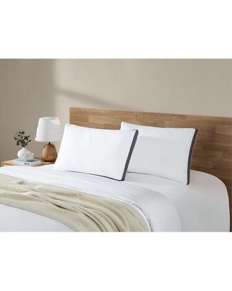 Brooklyn Loom Hotel Gusset 2-Pack Bed Pillows
