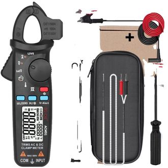 OEM Pinza Amperim&eacute;trica, Verdadero Valor Eficaz, Amplio Rango De Medici&oacute;n, Acm91 Negra-t1101