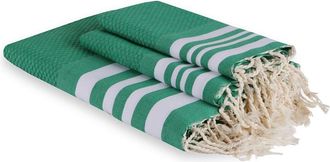 Febronie Futa set de ba&ntilde;o (1+2) algod&oacute;n verde brasil 100x200+2(40x60)