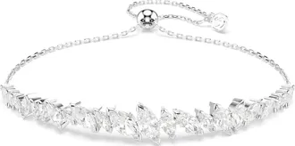 Swarovski Mesmera Bracelet, Marquise Cut, White, Rhodium Plated