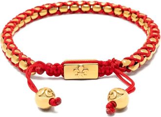 Nialaya Bracciale a catena - Rosso
