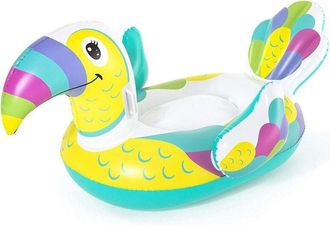 Trade Shop Trade Shop - Gonfiabile A Forma Di Tucano Cavalcabile 173x91cm Per Bambini Con Maniglie 41437