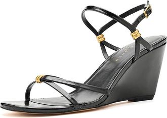 Marc Fisher Faithy Womens Dress Sandals Black Leather : 6.5 M