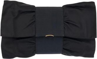 Gucci Pre-owned Clutches, female, Black, Size: ONE SIZE Pre-owned Satin Clutch Bag
