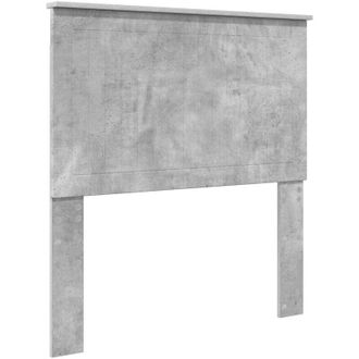 vidaXL Headboard with Headboard Concrete Grey 90 cm Engineered wood vidaXL