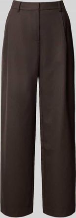 Samsøe & Samsøe Hose mit Gesäßtasche Modell AGNETA in Schoko Melange, Größe XL