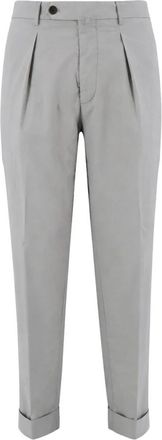 Berwich Retrolong Broek - Heren - Nette broeken - Grijs - XL - Katoen - Broeken