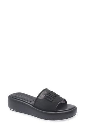 DKNY Odina Platform Slide Sandal in Black at Nordstrom Rack, Size 8.5